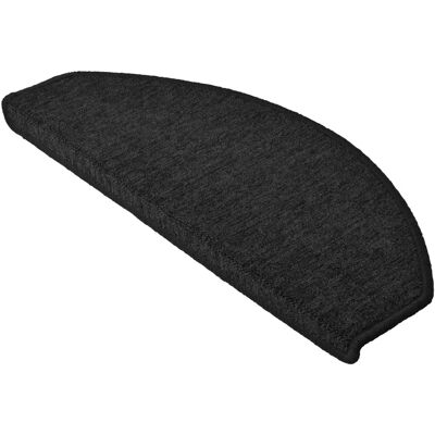 Beautissu - Ensemble de 15 tapis pour escaliers - forme de croissant - Publicité Beautissu - Ensemble de 15 tapis pour escaliers - forme de croissant - Publicité