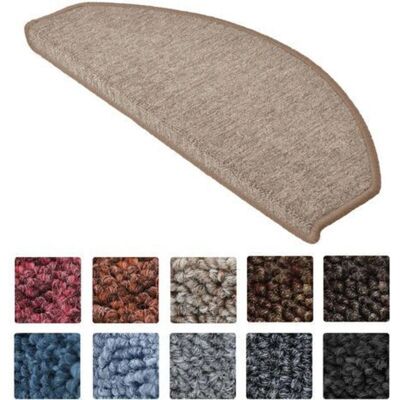 Beautissu - Treppenstufenmatten-Set - Rutschfeste Treppenteppiche - 55x15cm - Sand - Produkttyp Beautissu - Treppenstufenmatten-Set - Rutschfeste Treppenteppiche - 55x15cm - Sand - Produkttyp