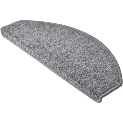 Beautissu Ensemble de 15 tapis d'escalier antidérapants - Gris - Publicité Beautissu Ensemble de 15 tapis d'escalier antidérapants - Gris - Publicité