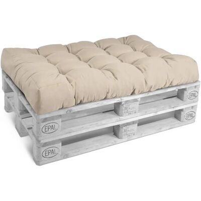 Beautissu - Cuscino Pallet, Divano-Pallet & Euro Pallet Eco Style - Sedile Imbottito 120x80x15 cm Natura - Mobili Beautissu - Cuscino Pallet, Divano-Pallet & Euro Pallet Eco Style - Sedile Imbottito 120x80x15 cm Natura - Mobili