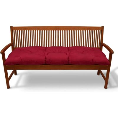Cuscino da giardino Beautissu - 150x50x10 cm - Rosso - Cuscino da giardino Cuscino da giardino Beautissu - 150x50x10 cm - Rosso - Cuscino da giardino