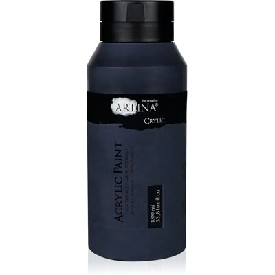 ARTINA 1000 ml Nero Acrylfarbe - Kunsttyp ARTINA 1000 ml Nero Acrylfarbe - Kunsttyp