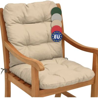 Cuscino Beautissu Flair nl per Sedie da Giardino con Schienale Basso - Naturale Cuscino Beautissu Flair nl per Sedie da Giardino con Schienale Basso - Naturale