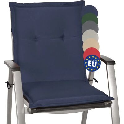 Cuscino Loft NL di Beautissu - Blu scuro - Cuscino per sedia da giardino Cuscino Loft NL di Beautissu - Blu scuro - Cuscino per sedia da giardino