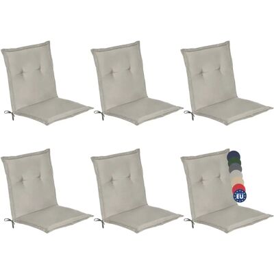 Beautissu Loft NL - Set di 6 Cuscini per Sedie da Giardino - 100x50x6 cm Beautissu Loft NL - Set di 6 Cuscini per Sedie da Giardino - 100x50x6 cm