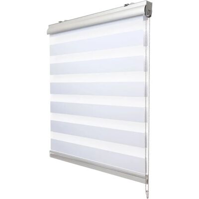 Persianas Enrollables Dobles - Blanco - Ajuste Personalizado Persianas Enrollables Dobles - Blanco - Ajuste Personalizado