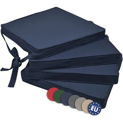 Cojines Beautissu Loft SK - Pack de 4, Azul, Comodidad Exterior Cojines Beautissu Loft SK - Pack de 4, Azul, Comodidad Exterior