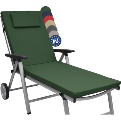 Cuscino da giardino Beautissu Loft RL - Verde scuro - Cuscino da giardino Cuscino da giardino Beautissu Loft RL - Verde scuro - Cuscino da giardino