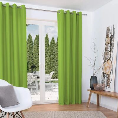 Beautissu - Rideaux thermiques - 140x245cm - Vert - Publicité Beautissu - Rideaux thermiques - 140x245cm - Vert - Publicité