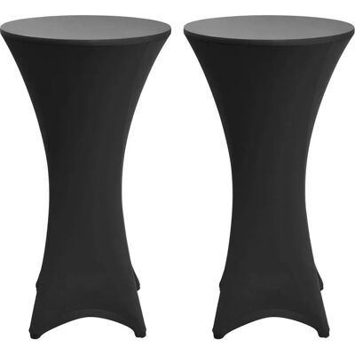 Funda de mesa Stella de Beautissu - Elástica para mesas de Ø 70cm - Negro Funda de mesa Stella de Beautissu - Elástica para mesas de Ø 70cm - Negro