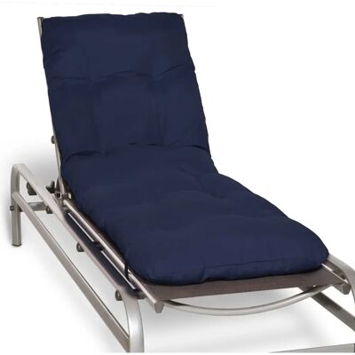 Coussin de jardin Beautissu RL 190x60x8cm Bleu foncé - Publicité Coussin de jardin Beautissu RL 190x60x8cm Bleu foncé - Publicité