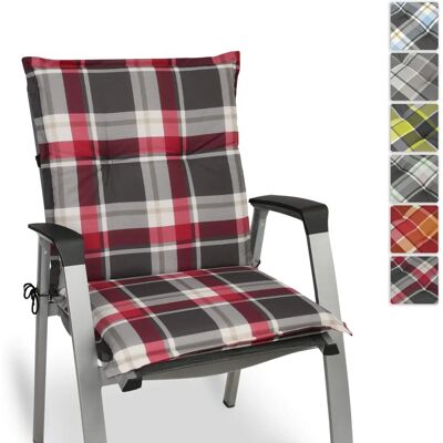 Cuscino per sedia da giardino con schiena bassa Bordeaux Beautissu Cuscino per sedia da giardino con schiena bassa Bordeaux Beautissu