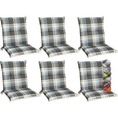 Cuscini da giardino Beautissu Sunny bk - Set di 6 Cuscini da giardino Beautissu Sunny bk - Set di 6