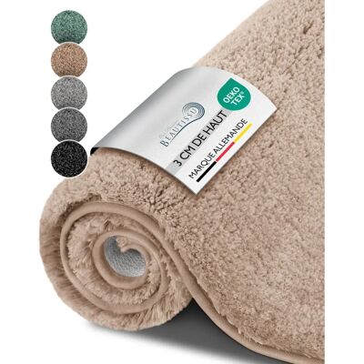 Beautissu BeauMare FL Hochflor Mikrofaser Badematte - Rutschfest Beautissu BeauMare FL Hochflor Mikrofaser Badematte - Rutschfest