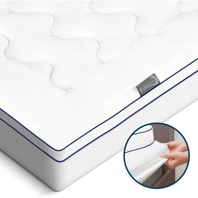 BEAUTISSU BeauNuitMT Funda de Espuma para Colchón - Protector de Colchón BEAUTISSU BeauNuitMT Funda de Espuma para Colchón - Protector de Colchón