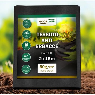 Moorland Gardur Unkraut Control Stoff - UV Stabil, Recycelbar Moorland Gardur Unkraut Control Stoff - UV Stabil, Recycelbar
