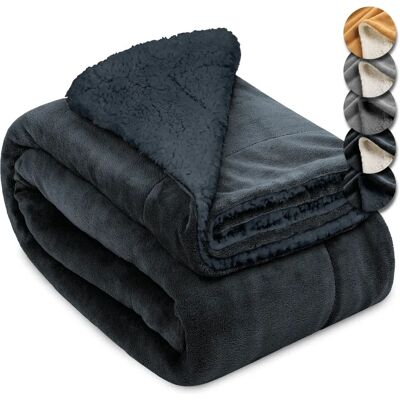 Beautissu Sherpa Decke - Weiche warme Decke - 150x200/220x240cm Beautissu Sherpa Decke - Weiche warme Decke - 150x200/220x240cm