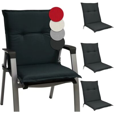 Beautissu Gartenkissen-Set - 4 Sitzkissen für Gartenstühle - Gartenmöbelzubehör Beautissu Gartenkissen-Set - 4 Sitzkissen für Gartenstühle - Gartenmöbelzubehör