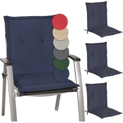 Cuscini Beautissu Loft NL - Blu Scuro - Set da 4 per Sedie da Giardino Cuscini Beautissu Loft NL - Blu Scuro - Set da 4 per Sedie da Giardino