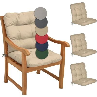 Beautissu Gartenkissen-Set - 4 Kissen, 100x50x8cm - Für Gartenmöbel Beautissu Gartenkissen-Set - 4 Kissen, 100x50x8cm - Für Gartenmöbel