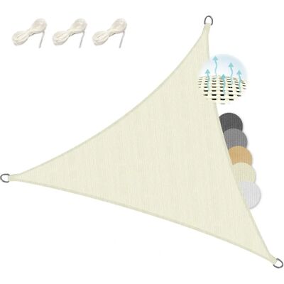 Sol Royal - Dreieckstuch Crema Sonnenschirm - UV-stabilisiert Sol Royal - Dreieckstuch Crema Sonnenschirm - UV-stabilisiert