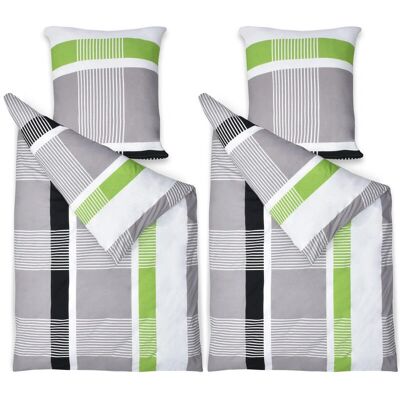 Beautissu Dana - 135x200/80x80 - Renforcé - Bettwäsche-Set Beautissu Dana - 135x200/80x80 - Renforcé - Bettwäsche-Set
