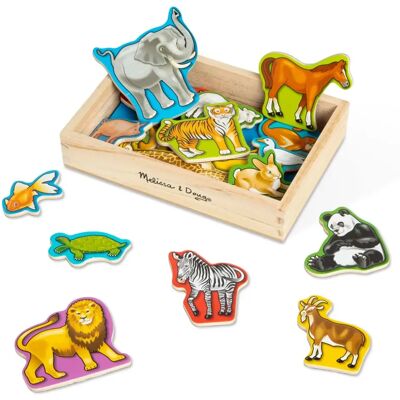 Magnets d'Animaux en Bois Melissa & Doug - Jouet Éducatif Magnets d'Animaux en Bois Melissa & Doug - Jouet Éducatif