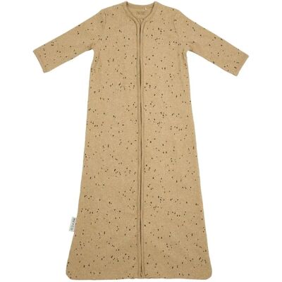 Meyco - Baby Rib Mini Spot - Toffee Melange - 110cm - Saco de dormir para bebé Meyco - Baby Rib Mini Spot - Toffee Melange - 110cm - Saco de dormir para bebé