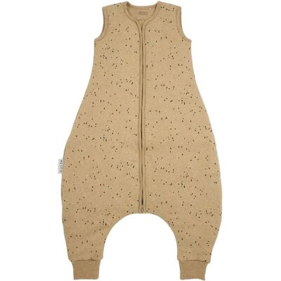 Meyco Baby-Schlafsack - Rib Mini Spot - Toffee Melange - Gr. 80cm Meyco Baby-Schlafsack - Rib Mini Spot - Toffee Melange - Gr. 80cm