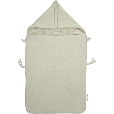Meyco Kinderwagen Fusssack Basic Knit - Sand Melange - Geeignet für alle 0-Gruppe-Autokindersitze oder Kinderwagen Meyco Kinderwagen Fusssack Basic Knit - Sand Melange - Geeignet für alle 0-Gruppe-Autokindersitze oder Kinderwagen