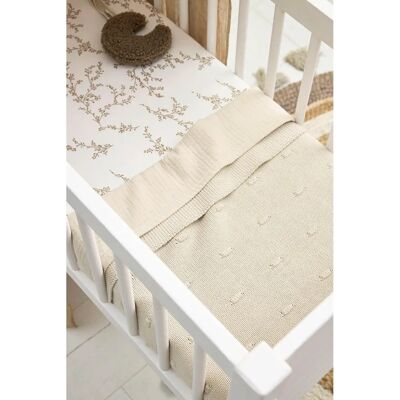 Meyco Babydeken Knots 75x100 cm - babydeken Meyco Babydeken Knots 75x100 cm - babydeken