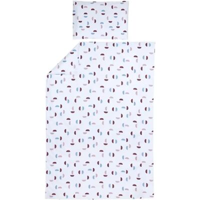 Juego de Ropa de Cama Meyco Lila Algodón - 140x200/220 Formas Juego de Ropa de Cama Meyco Lila Algodón - 140x200/220 Formas