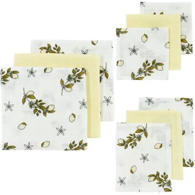 Meyco - Mullwindeln Basic - 9-pack - Limone - Diaper starter set Meyco - Mullwindeln Basic - 9-pack - Limone - Diaper starter set