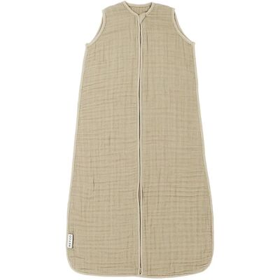 Meyco Babyschlafsack Musselin - 90 cm - Uni Sand - Atmungsaktiv Baumwolle Meyco Babyschlafsack Musselin - 90 cm - Uni Sand - Atmungsaktiv Baumwolle