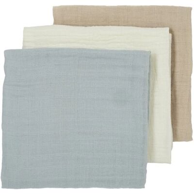 Meyco Offwhite Hellgrau Sand Hydro Windelvlies - 3er Pack Meyco Offwhite Hellgrau Sand Hydro Windelvlies - 3er Pack
