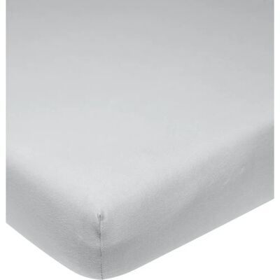 Meyco Fixleintuch Babybett Jersey Spannbettlaken 160x200 lichtgrau - Bettwäsche Meyco Fixleintuch Babybett Jersey Spannbettlaken 160x200 lichtgrau - Bettwäsche