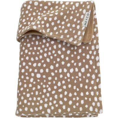 Meyco Coperta Velluto Cheetah - Taupe - 75x100cm - Baby Blanket Meyco Coperta Velluto Cheetah - Taupe - 75x100cm - Baby Blanket
