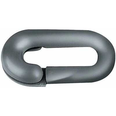 Schwarzes Notfallglied 6mm Nylon für Barrierenketten - Notfallglied Schwarzes Notfallglied 6mm Nylon für Barrierenketten - Notfallglied