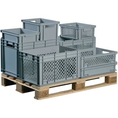 Lockweiler L600xB400xH150mm Lagerbehälter - Transportbehälter Lockweiler L600xB400xH150mm Lagerbehälter - Transportbehälter
