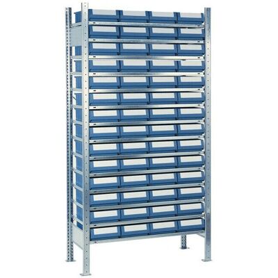 Calidad estantería a pilas A2000xL1000xP300mm galvanizada Calidad estantería a pilas A2000xL1000xP300mm galvanizada