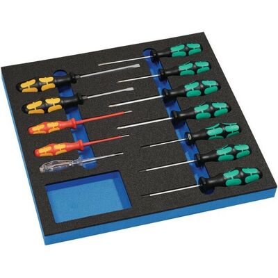 Wera Werkzeugmodul 12-tlg. - Ergonomisches Schraubendreher-Set Wera Werkzeugmodul 12-tlg. - Ergonomisches Schraubendreher-Set