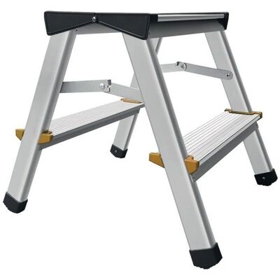 HP Autozubehör Leiter - Aluminium, 2 Stufen, 390mm Plattform HP Autozubehör Leiter - Aluminium, 2 Stufen, 390mm Plattform