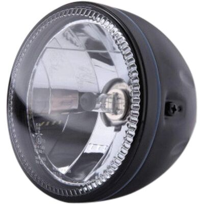 phare SKYLINE Highsider - Noir - 5 3/4 pouces - E-approved - Publicité phare SKYLINE Highsider - Noir - 5 3/4 pouces - E-approved - Publicité