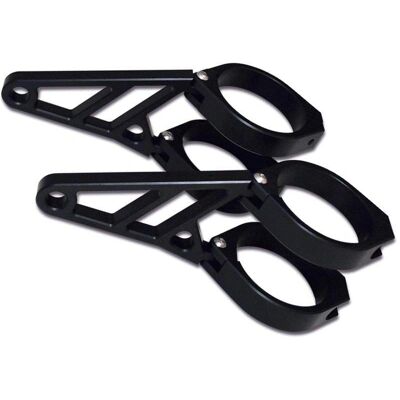 Highsider Conjunto de soporte de lámpara CNC - 47-54 mm - Negro Highsider Conjunto de soporte de lámpara CNC - 47-54 mm - Negro