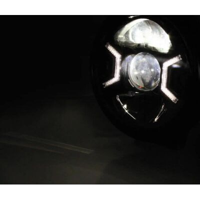 Projecteur LED Highsider 7 pouces HD-Style Type 2 - Noir - Publicité Projecteur LED Highsider 7 pouces HD-Style Type 2 - Noir - Publicité