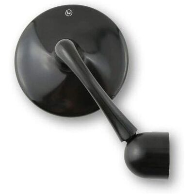 Rétroviseur d’extrémité de guidon Highsider Classic - Noir Rétroviseur d’extrémité de guidon Highsider Classic - Noir