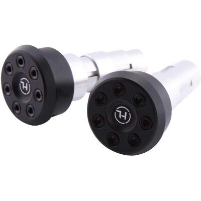 Poids d’extrémité de guidon Highsider Conero Type 2 - Noir - 17mm - Accessoires moto - Publicité Poids d’extrémité de guidon Highsider Conero Type 2 - Noir - 17mm - Accessoires moto - Publicité