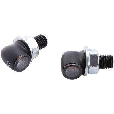 Highsider Proton Zwei LED Blinker - Schwarz - Blinklicht/Positionslicht Highsider Proton Zwei LED Blinker - Schwarz - Blinklicht/Positionslicht