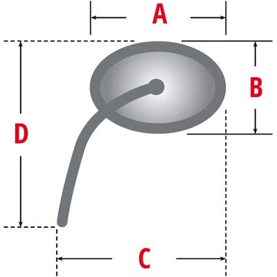 Miroir LSL Ergonia - Réglable, Rond, Aluminium - Miroir - Publicité Miroir LSL Ergonia - Réglable, Rond, Aluminium - Miroir - Publicité