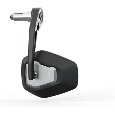 Specchietto terminale manubrio Highsider Esagano-Rs Evo - Nero Argento Specchietto terminale manubrio Highsider Esagano-Rs Evo - Nero Argento